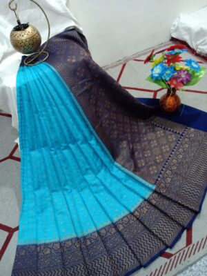 Banaras Semi Dupion Silk Sarees Online (7)