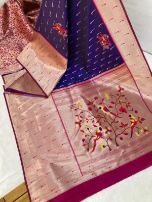 Details more than 138 semi paithani saree images latest