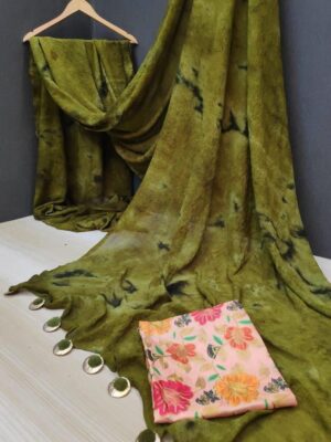 Beautiful Stretchable Georgette Sarees (4)