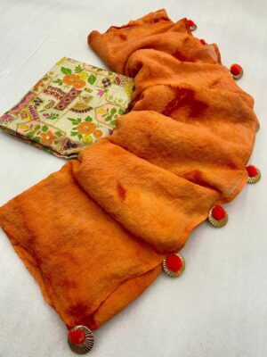 Beautiful Stretchable Georgette Sarees (6)