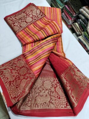 Maheshwari Silk On Ajrakh Printed Sarees (11)