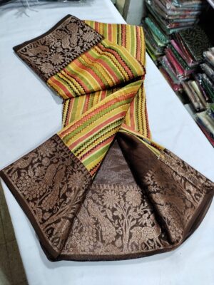 Maheshwari Silk On Ajrakh Printed Sarees (2)