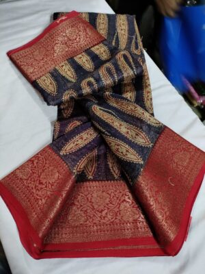 Maheshwari Silk On Ajrakh Printed Sarees (20)