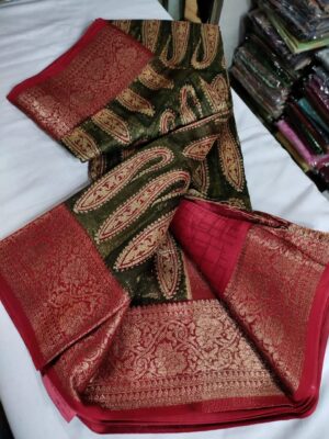 Maheshwari Silk On Ajrakh Printed Sarees (29)
