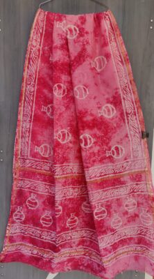 Pure Chanderi Silk Printed Sarees (10)