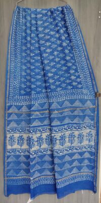 Pure Chanderi Silk Printed Sarees (13)