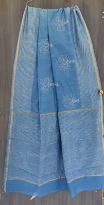 Pure Chanderi Silk Printed Sarees (35)