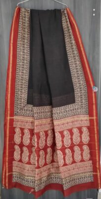 Pure Chanderi Silk Printed Sarees (36)