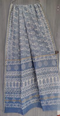 Pure Chanderi Silk Printed Sarees (41)