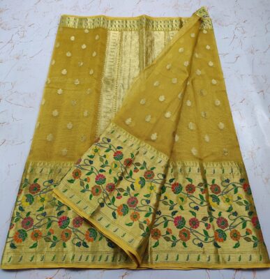 Pure Kota Silk Weaving Sarees With Blouse (12)