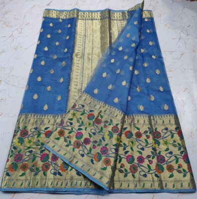 Pure Kota Silk Weaving Sarees With Blouse (14)
