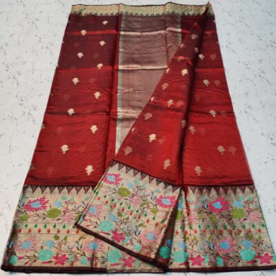 Pure Kota Silk Weaving Sarees With Blouse (6)