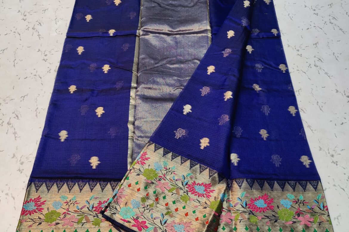 Pure Kota Silk Weaving Sarees With Blouse (8)