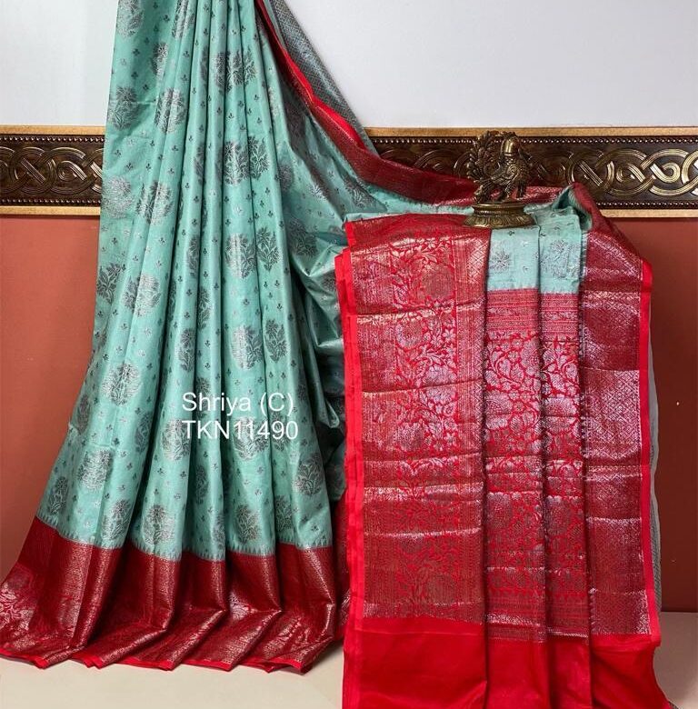 Semi Katan Silk Weaving Sarees (4)