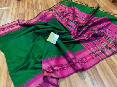 Pure Raw Dupion Silk Sarees With Blouse (19)