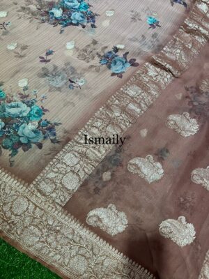 Banaras Handwoven Georgette Printed Sarees (11)