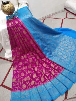 Banaras Semi Dupion Weaving Sarees (11)