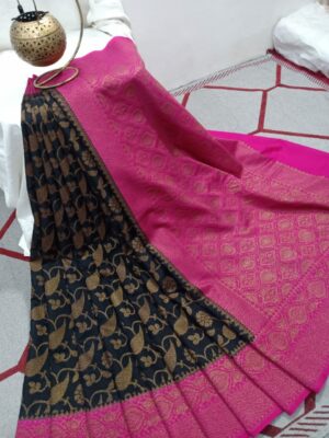 Banaras Semi Dupion Weaving Sarees (12)