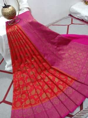 Banaras Semi Dupion Weaving Sarees (17)