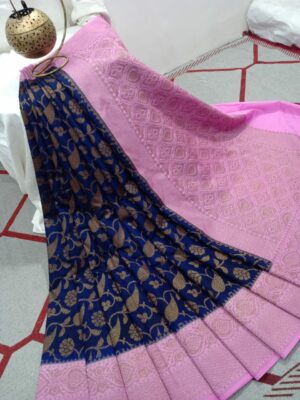 Banaras Semi Dupion Weaving Sarees (18)
