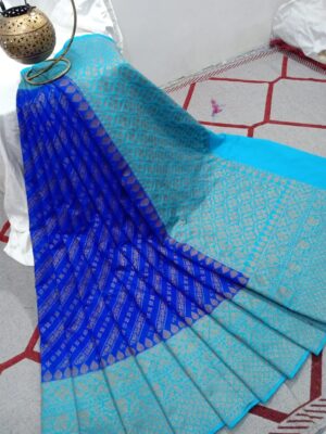 Banaras Semi Dupion Weaving Sarees (3)
