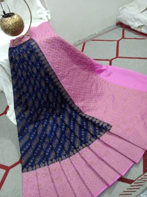 Banaras Semi Dupion Weaving Sarees (6)