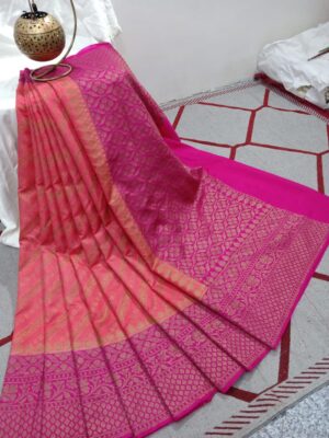 Banaras Semi Dupion Weaving Sarees (7)