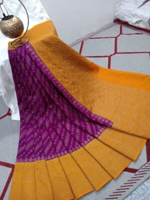 Banaras Semi Dupion Weaving Sarees (8)