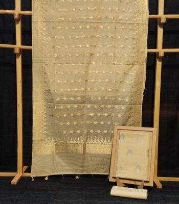 Banarasi Chanderi Cotton Dress Materials (10)