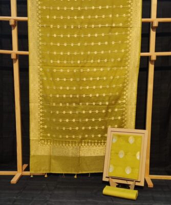 Banarasi Chanderi Cotton Dress Materials (2)