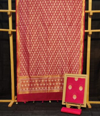 Banarasi Chanderi Cotton Dress Materials (3)