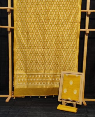 Banarasi Chanderi Cotton Dress Materials (33)