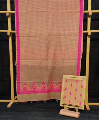 Banarasi Chanderi Cotton Dress Materials (6)