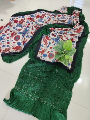 Exclusive Modal Silk Sarees In Kalamkari Pattern (8)