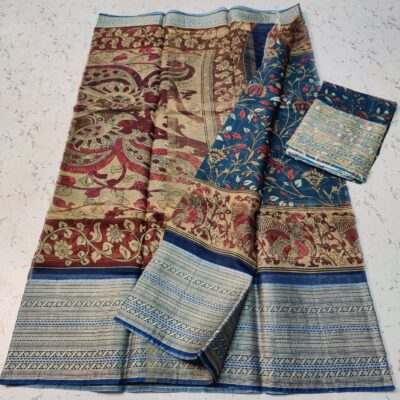 Exclusive Pure Kota Silk With Kalamkari Design (1)