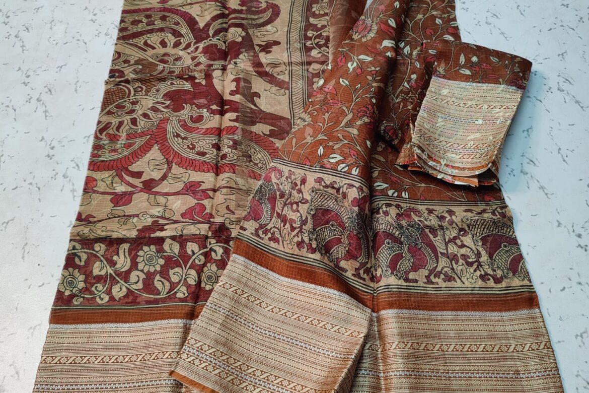 Exclusive Pure Kota Silk With Kalamkari Design (16)