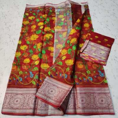 Exclusive Pure Kota Silk With Kalamkari Design (19)