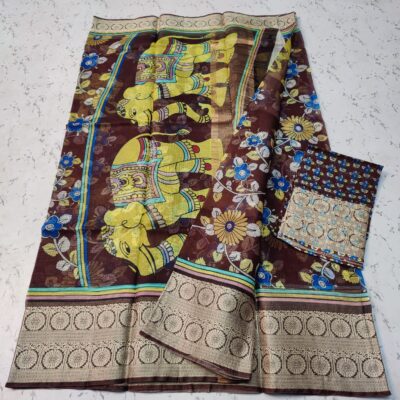 Exclusive Pure Kota Silk With Kalamkari Design (20)