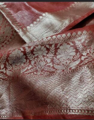 Beautiful Colors In Banras Linen Sarees (10)