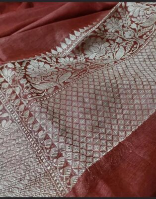 Beautiful Colors In Banras Linen Sarees (13)