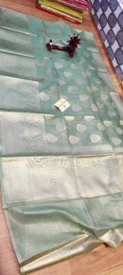 Beautiful Colors In Banras Linen Sarees (31)