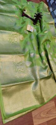 Beautiful Colors In Banras Linen Sarees (45)
