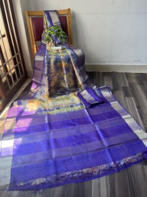 Beautiful Printed Tussar Silk Sarees (12)