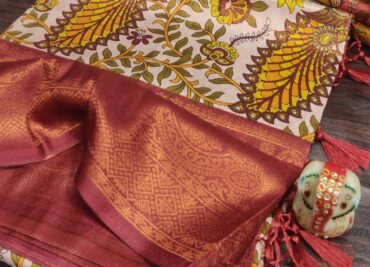 Fabulous Collection Soft Silk Kalamkari Sarees (4)