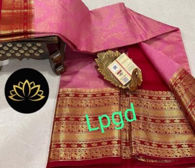Pure Dupion Silk Sarees With Blouse (13)