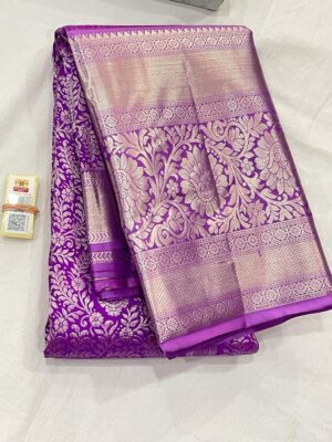 Pure Handloom Bridal Kanchipuram Silk Sarees (28)