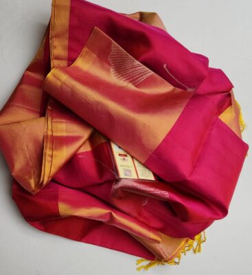 Pure Handloom Double Wrap Kanchi Silk Sarees (1)