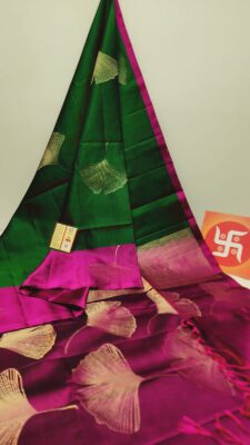Pure Handloom Double Wrap Kanchi Silk Sarees (8)