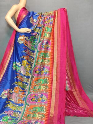 Pure Kkath Silk Sarees With Digital Print (3)