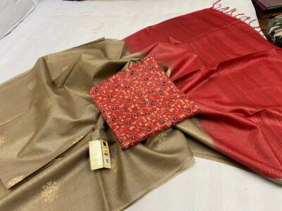 Pure Tussar Fancy Sarees With Blouse (15)